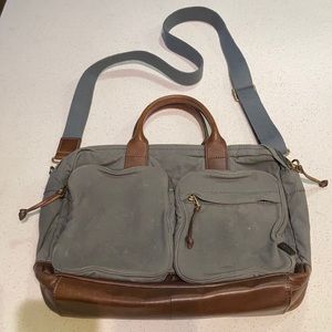 Rugged Fossil Business Bag